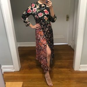 Zara floral dress